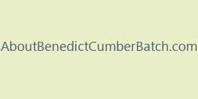 AboutBenedictCumberBatch.com