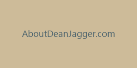 AboutDeanJagger.com