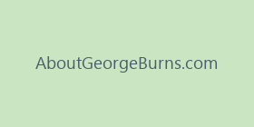 AboutGeorgeBurns.com