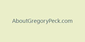 AboutGregoryPeck.com