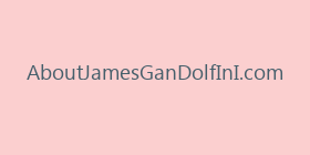 AboutJamesGanDolfInI.com