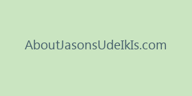 AboutJasonsUdeIkIs.com