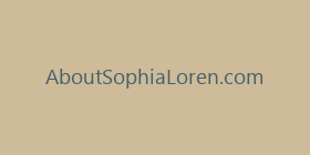 AboutSophiaLoren.com