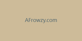 AFrowzy.com