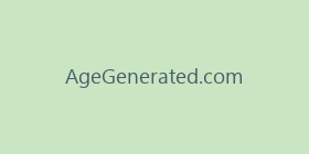 AgeGenerated.com