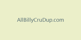 AllBillyCruDup.com