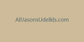 AllJasonsUdeIkIs.com