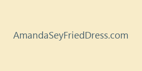 AmandaSeyFriedDress.com