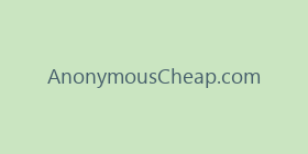 AnonymousCheap.com