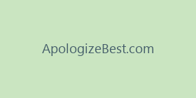 ApologizeBest.com