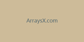 ArraysX.com