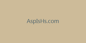 AspIsHs.com