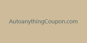 AutoanythingCoupon.com