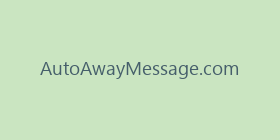 AutoAwayMessage.com