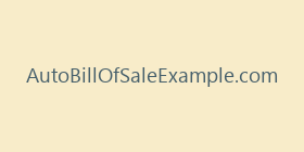 AutoBillOfSaleExample.com