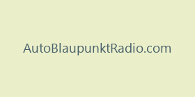 AutoBlaupunktRadio.com