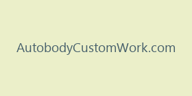 AutobodyCustomWork.com