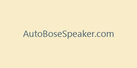AutoBoseSpeaker.com