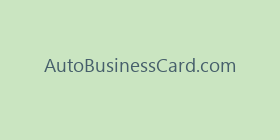 AutoBusinessCard.com