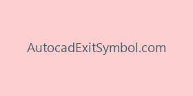 AutocadExitSymbol.com