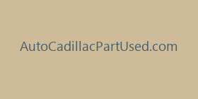 AutoCadillacPartUsed.com