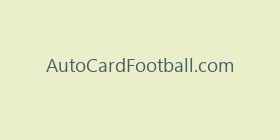 AutoCardFootball.com