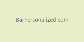 BarPersonalized.com