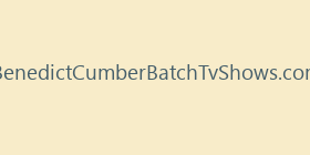 BenedictCumberBatchTvShows.com