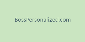 BossPersonalized.com