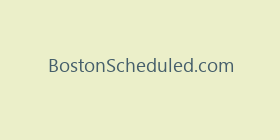 BostonScheduled.com