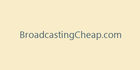 BroadcastingCheap.com