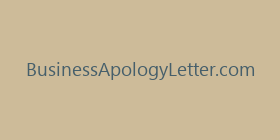BusinessApologyLetter.com