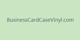 BusinessCardCaseVinyl.com