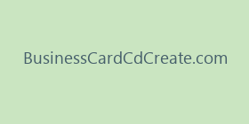 BusinessCardCdCreate.com