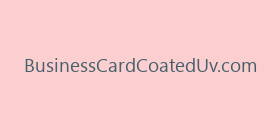 BusinessCardCoatedUv.com