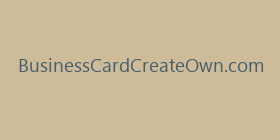 BusinessCardCreateOwn.com