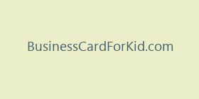 BusinessCardForKid.com
