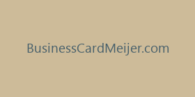 BusinessCardMeijer.com