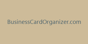 BusinessCardOrganizer.com