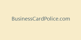 BusinessCardPolice.com