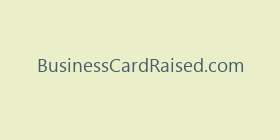 BusinessCardRaised.com