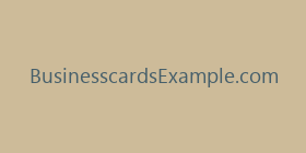 BusinesscardsExample.com