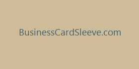 BusinessCardSleeve.com