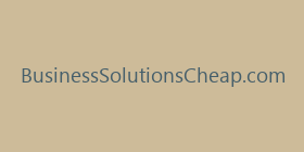 BusinessSolutionsCheap.com