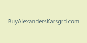 BuyAlexandersKarsgrd.com