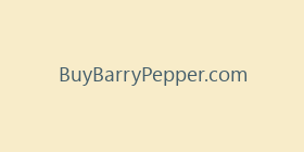BuyBarryPepper.com