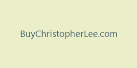 BuyChristopherLee.com