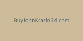 BuyJohnKrasInSki.com