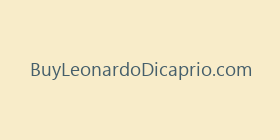 BuyLeonardoDicaprio.com