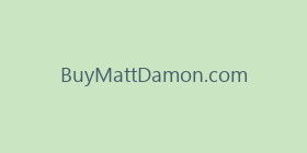 BuyMattDamon.com